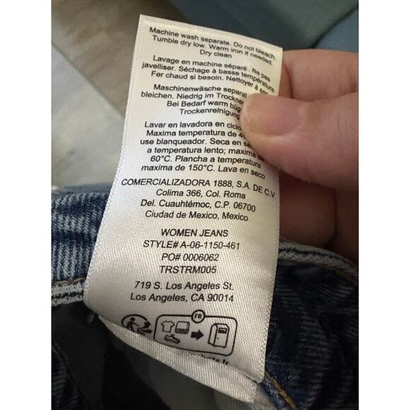 Anine Bing Vin Paint Splatter Jeans Size 25 - Picture 11 of 11